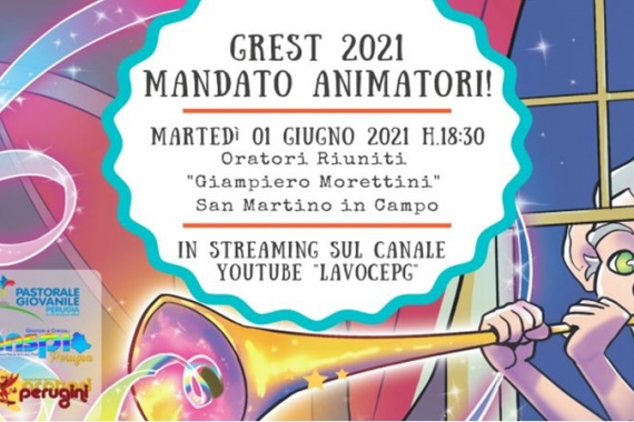 Grest 2021 Mandato animatori